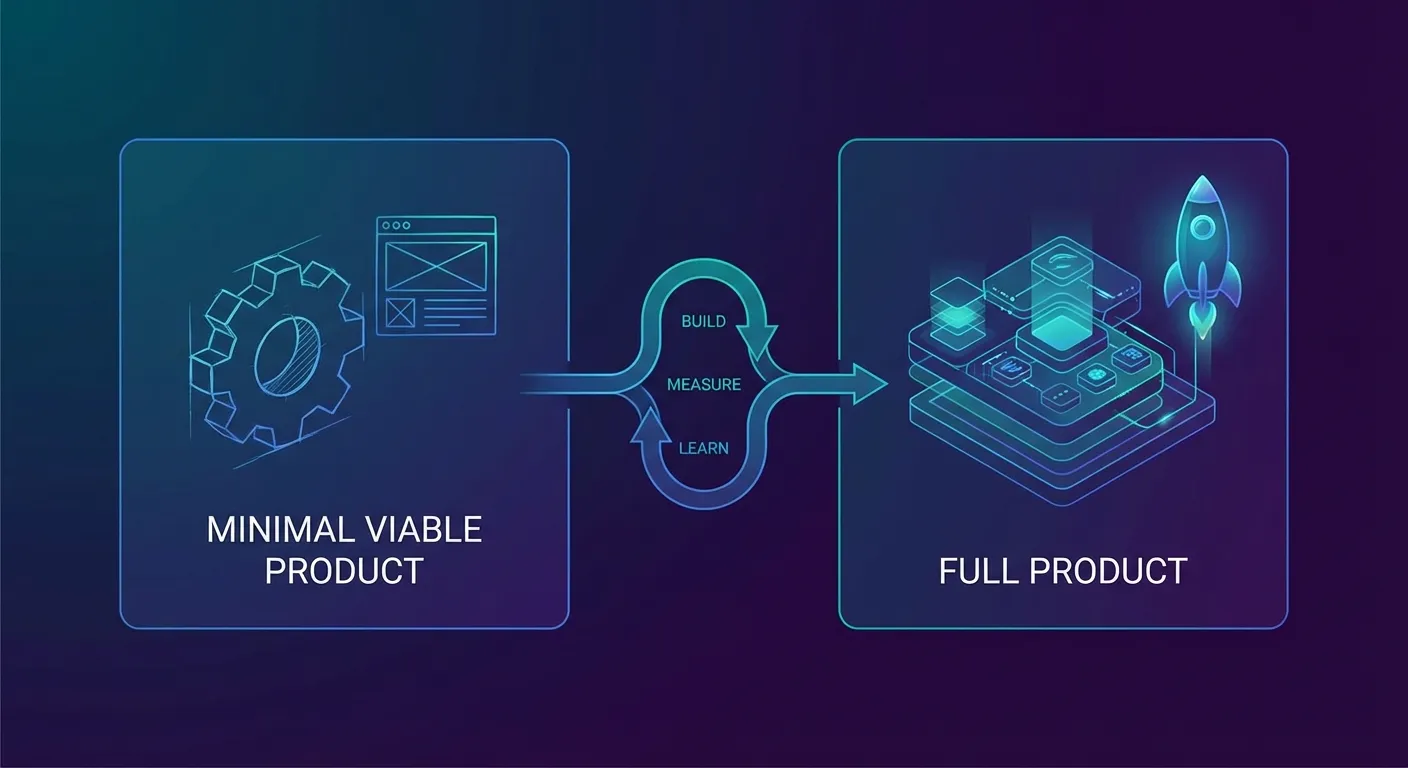 MVP vs Producto Completo: Cuándo lanzar tu startup