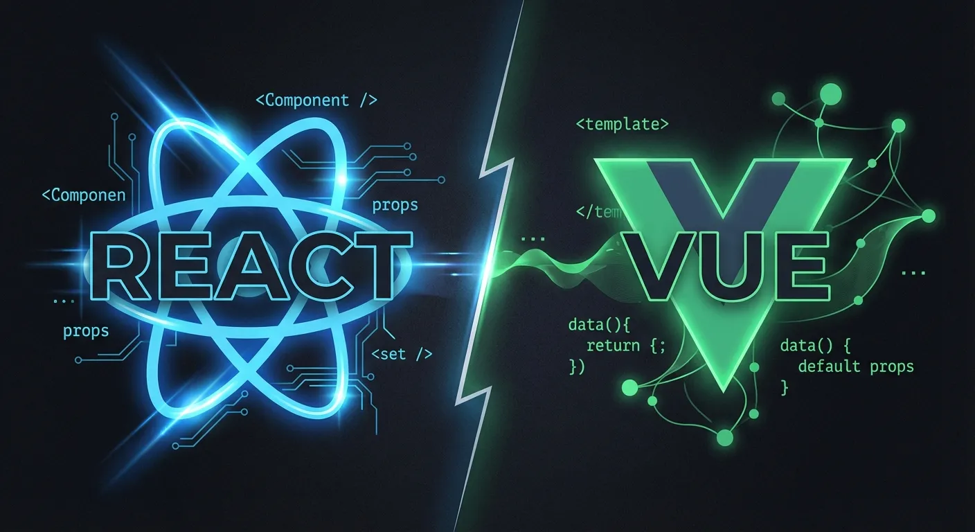 Desarrollo Web con React vs Vue.js: Comparativa 2025